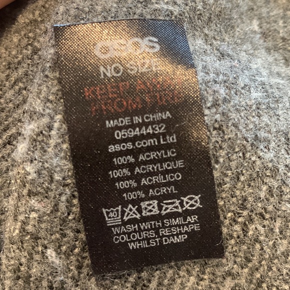 ASOS long woven blanket stitch scarf - Picture 4 of 4